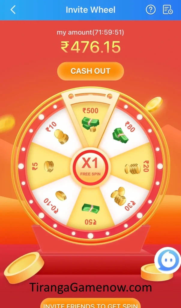 tiranga game wheel